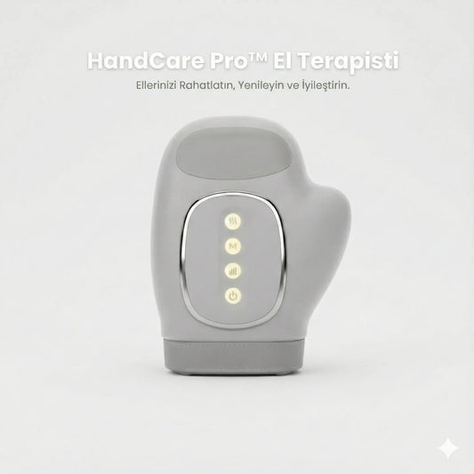 HandCare Pro™ El Terapisti - Isıtmalı ve Akıllı Kompresyonlu El Masaj Aleti