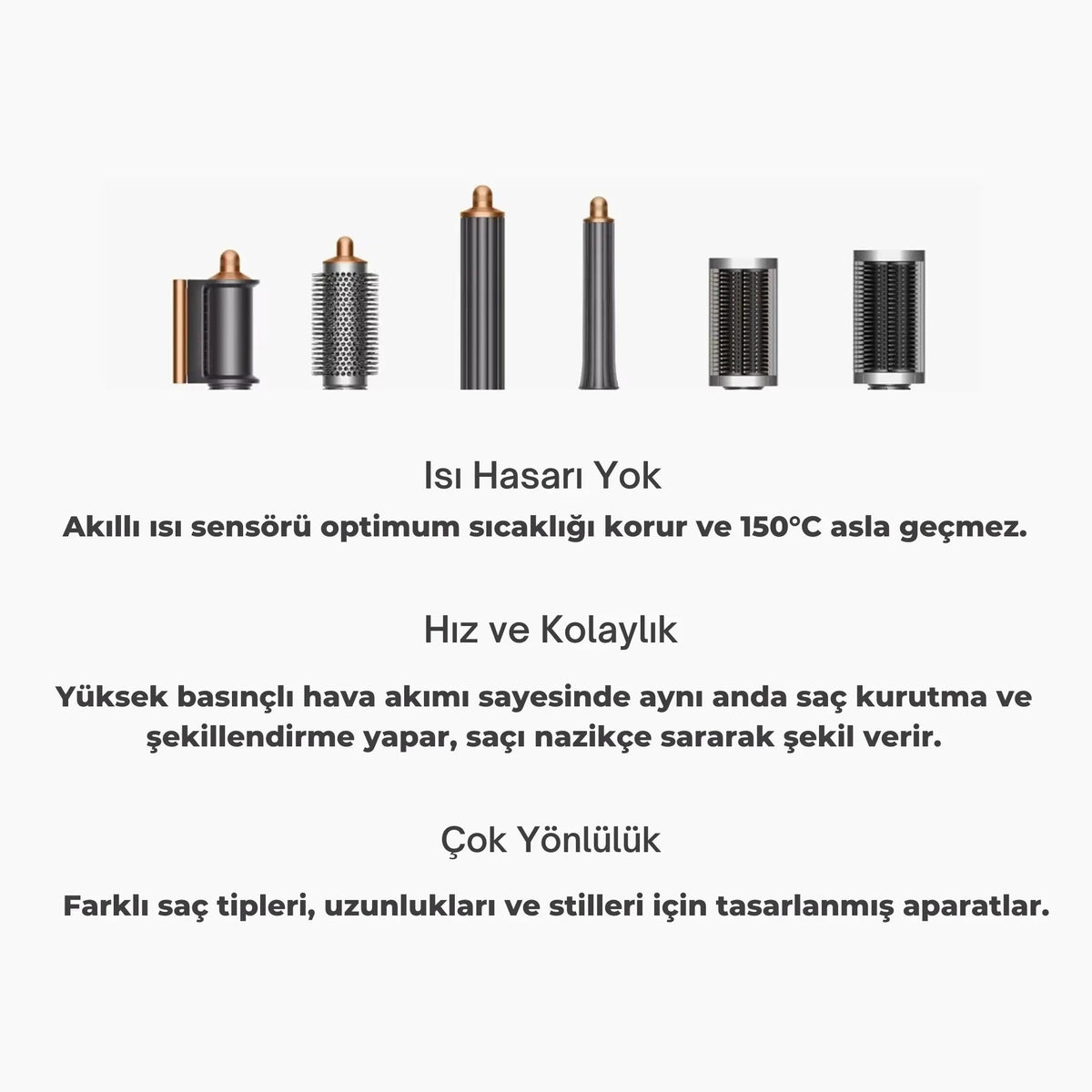 Saç Şekillendirici ÉS AirWrap Pro Long | 6 Başlıklı Profesyonel Set