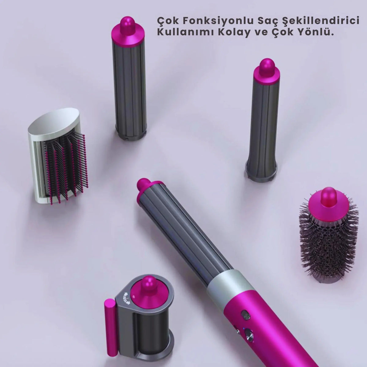 Saç Şekillendirici ÉS AirWrap Pro Long | 6 Başlıklı Profesyonel Set