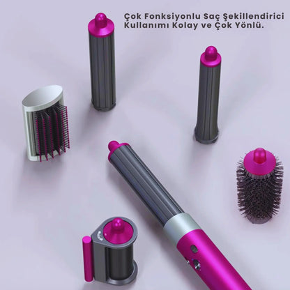 Saç Şekillendirici ÉS AirWrap Pro Long | 6 Başlıklı Profesyonel Set
